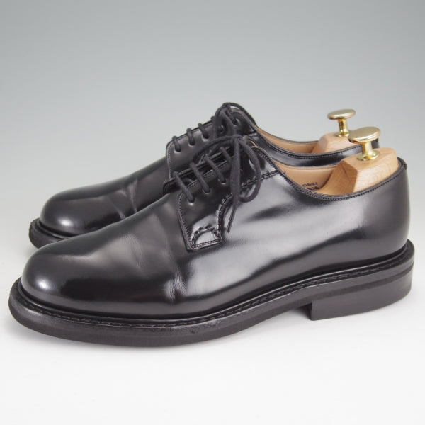 極上★チャーチ 55F/UK5.5【定価￥181,500-★SHANNON LW/シャノン】103ラスト/プレーントゥ/黒/メンズ/Church's★n355
