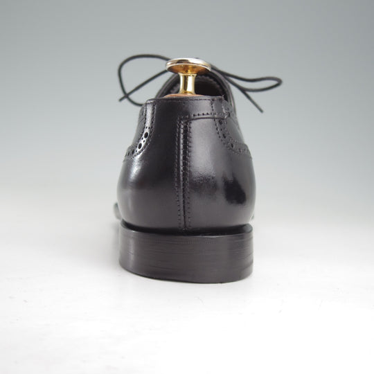 極美品★クロケット&ジョーンズ 6D【ハンドグレードライン★ALBANY/337ラスト】クォーターブローグ/カーフ/黒/Crockett&Jones★o365