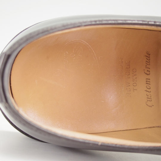 極上★チャーチ 55F/UK5.5【定価￥181,500-★SHANNON LW/シャノン】103ラスト/プレーントゥ/黒/メンズ/Church's★n355