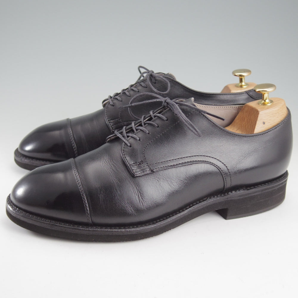 極上★オールデン 8D【現行定価17万円以上★(米)MOULDED SHOE別注/モディファイドラスト/5581】ストレートチップ/カーフ/黒/ALDEN★o366