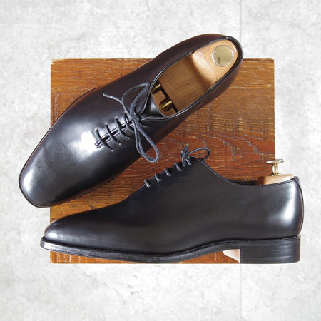 未使用★(英)グレンソン 8F【貴重★footmaster/ホールカット】30991/67ラスト/カーフ/黒/メンズ/GRENSON★n855