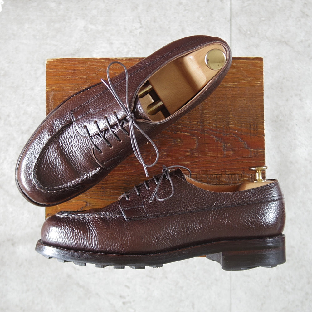 極上★(浅草)RENDO/レンド SIZE 7.5【現オーダー価格10万円以上★パターンオーダー品/GB001】Uチップ/グレインレザー/濃茶/メンズ★p502