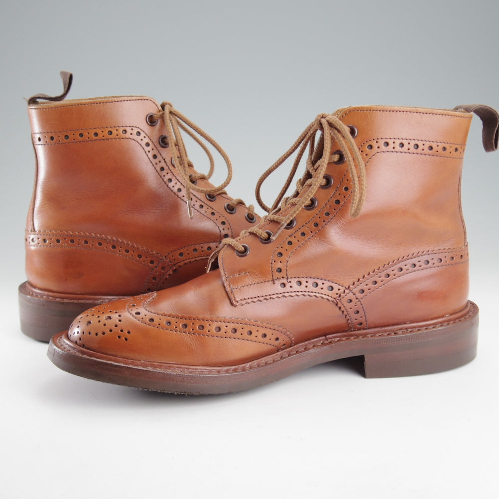 極上★トリッカーズ SIZE 6.5【定価￥143,000-★ダイナイトソール/MALTON】マロンアンティーク/M2508/カントリーブーツ/茶/Tricker's★o915