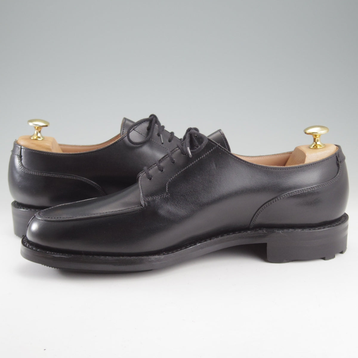クロケット&ジョーンズ MORETON Uチップ 黒 9.5E 292ラスト 中古 o367