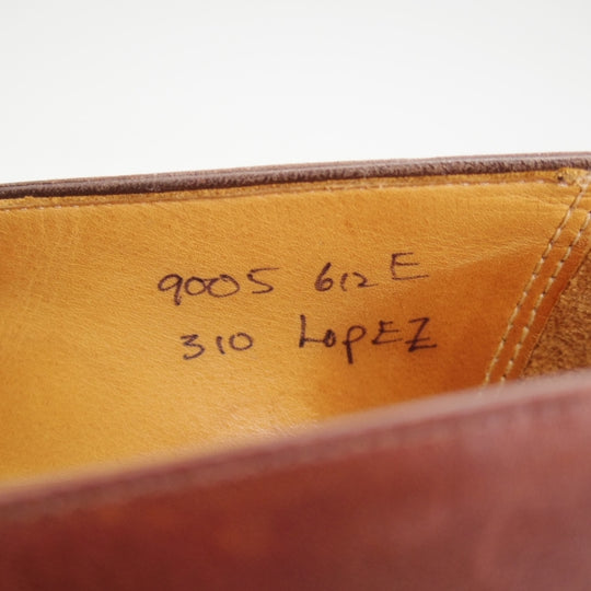 極上★ジョンロブ 6.5E【貴重★PARISロゴ時代の製品/LOPEZ/ロペス】310ラスト/ コインローファー/カーフ/濃茶/メンズ/JOHN LOBB★n356