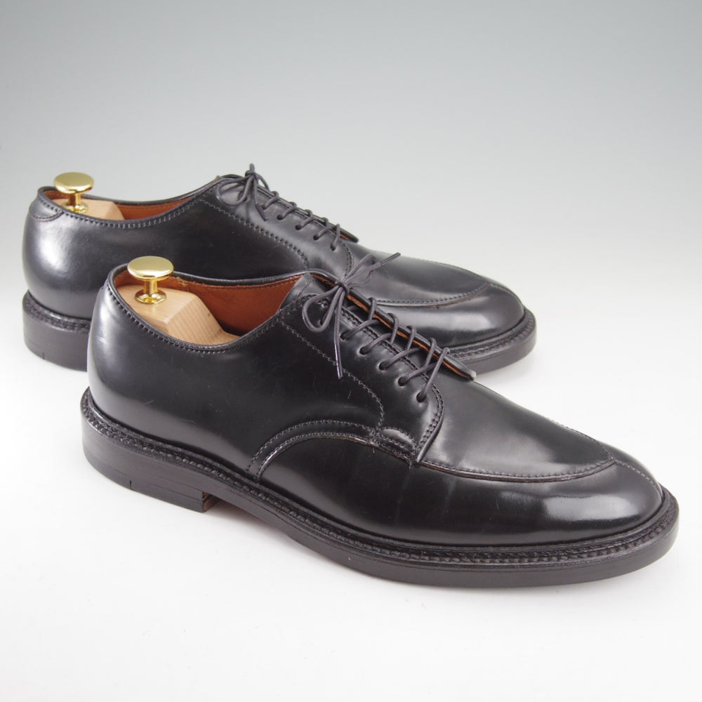 極美品★オールデン 7.5D【現行定価20万円以上★コードバン/バリーラスト仕様のVチップ】WILD LIFE TAILOR別注/N1609/黒/ALDEN★n849