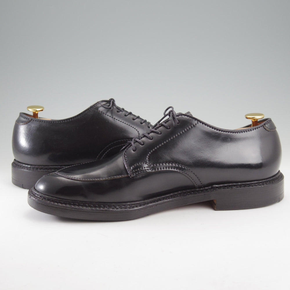 極美品★オールデン 7.5D【現行定価20万円以上★コードバン/バリーラスト仕様のVチップ】WILD LIFE TAILOR別注/N1609/黒/ALDEN★n849