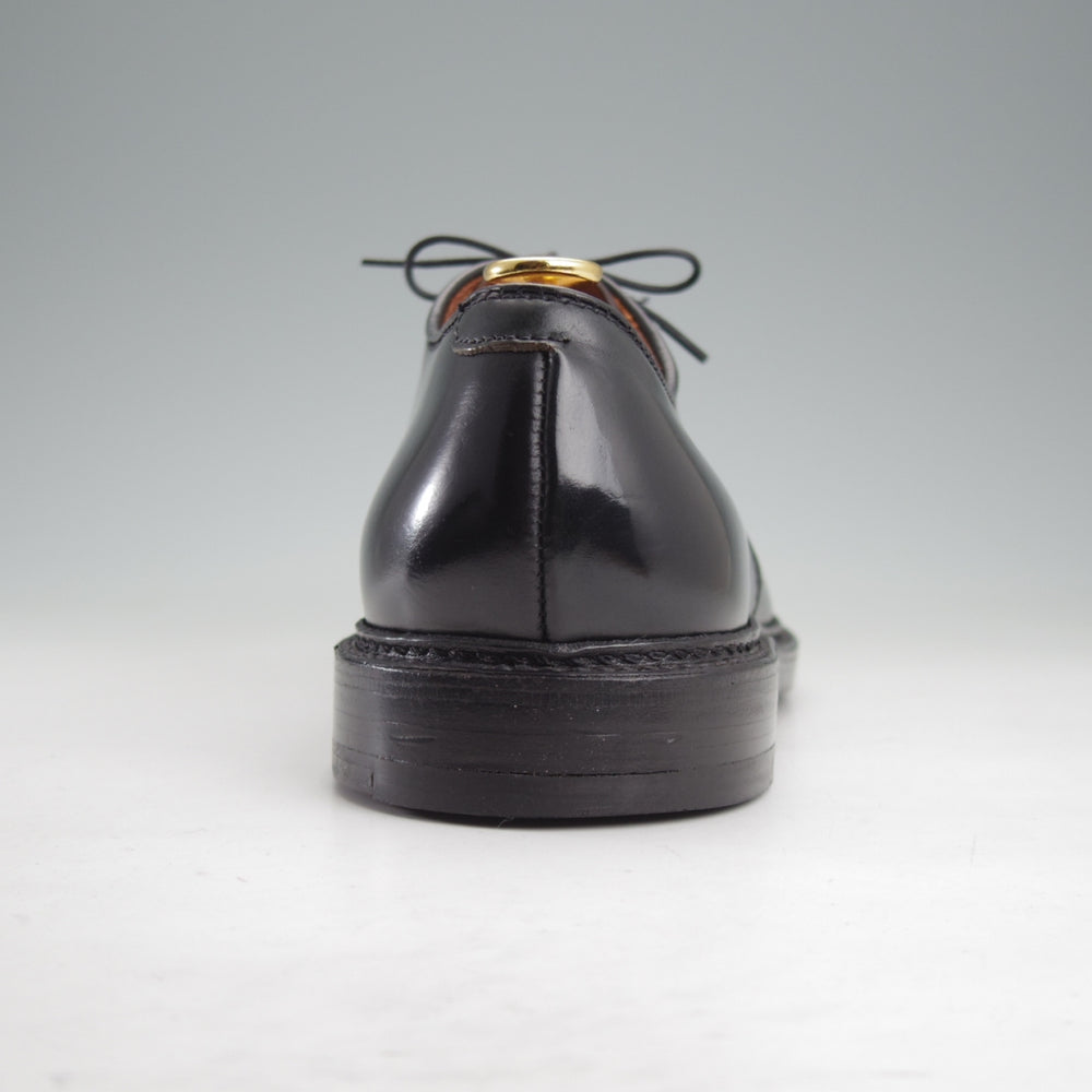 極美品★オールデン 7.5D【現行定価20万円以上★コードバン/バリーラスト仕様のVチップ】WILD LIFE TAILOR別注/N1609/黒/ALDEN★n849