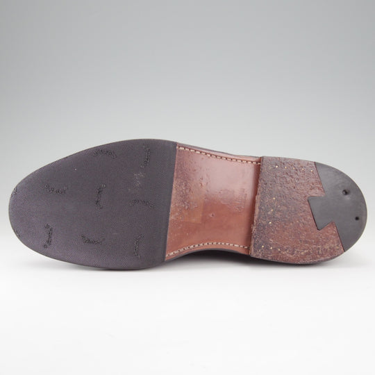 極美品★オールデン 7.5D【現行定価20万円以上★コードバン/バリーラスト仕様のVチップ】WILD LIFE TAILOR別注/N1609/黒/ALDEN★n849