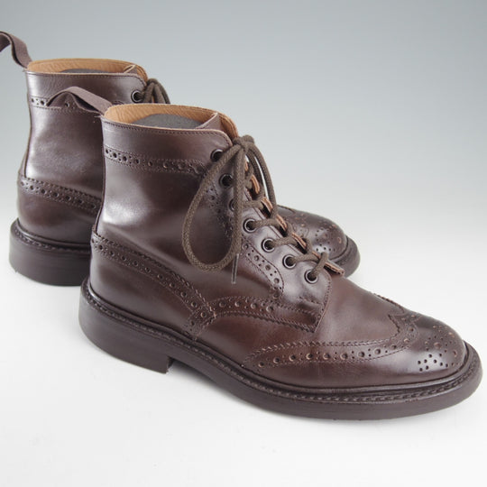 極上★トリッカーズ SIZE 6【定価￥143,000-★シューツリー付/ダイナイトソール/STOW】ストウ/5634/カントリーブーツ/濃茶/Tricker's★o916