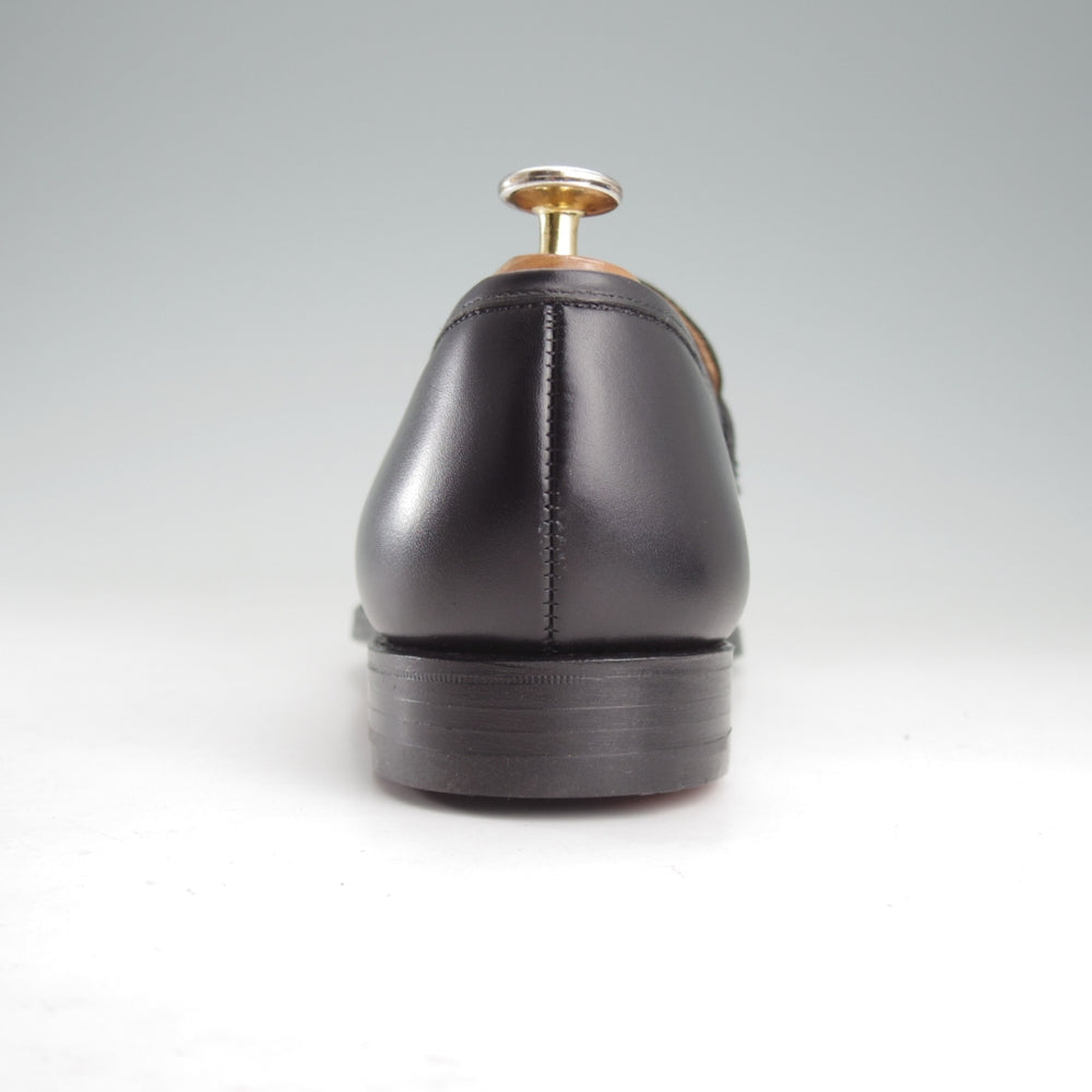 未使用★クロケット&ジョーンズ 7D【現行定価10万円以上★SYDNEY/コインローファー】バーニーズNY別注/341ラスト/黒/Crockett&Jones★o368