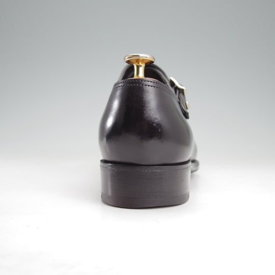 極美品★ジョンロブ 6E【定価￥291,600-★ワンピース仕様のサイドモンク/COAST】プレステージライン/7000ラスト/黒/JOHN LOBB★n850