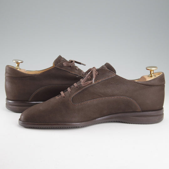 美品★ジョンロブ SIZE 6【レザースニーカー★WINNER/8695ラスト】ウィナー/ヌバック/濃茶/メンズ/JOHN LOBB★o917