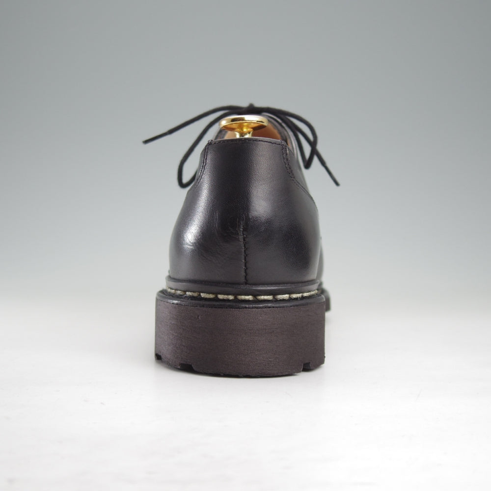 使用数回★パラブーツ SIZE 7.5【定価￥96,800-★シャンボード/CHAMBORD】リスレザー/TEXソール/Uチップ/NOIR/黒/メンズ/Paraboot★n851
