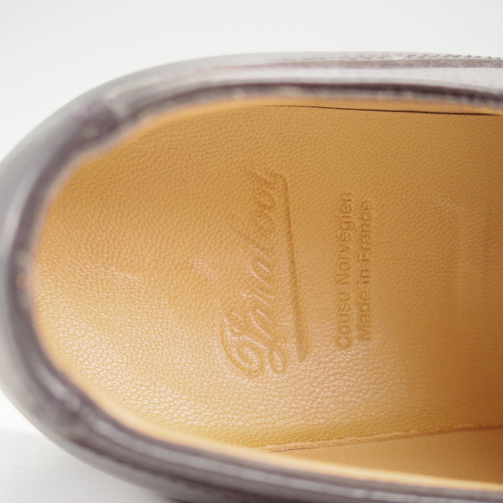 使用数回★パラブーツ SIZE 7.5【定価￥96,800-★シャンボード/CHAMBORD】リスレザー/TEXソール/Uチップ/NOIR/黒/メンズ/Paraboot★n851