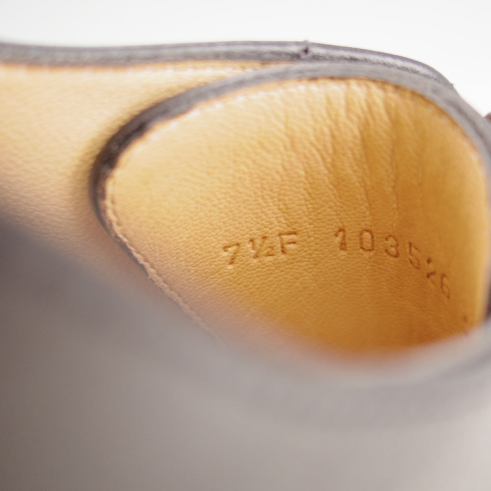 使用数回★パラブーツ SIZE 7.5【定価￥96,800-★シャンボード/CHAMBORD】リスレザー/TEXソール/Uチップ/NOIR/黒/メンズ/Paraboot★n851