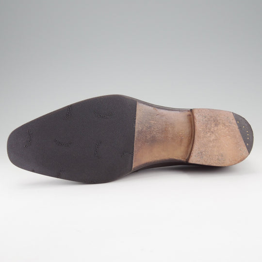 極上★(東欧)VASS/ヴァーシュ SIZE 39【国内定価15万円以上★純正ツリー付/ミュージアムカーフ】コインローファー/Uラスト/濃茶★n852