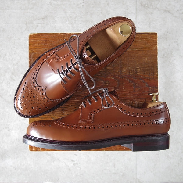 未使用★ジャランスリワヤ SIZE 6.5【定価￥41,800-★ロングウイング/99037】1663ラスト/コニャック/茶/メンズ/JALAN SRIWIJAWA★n369