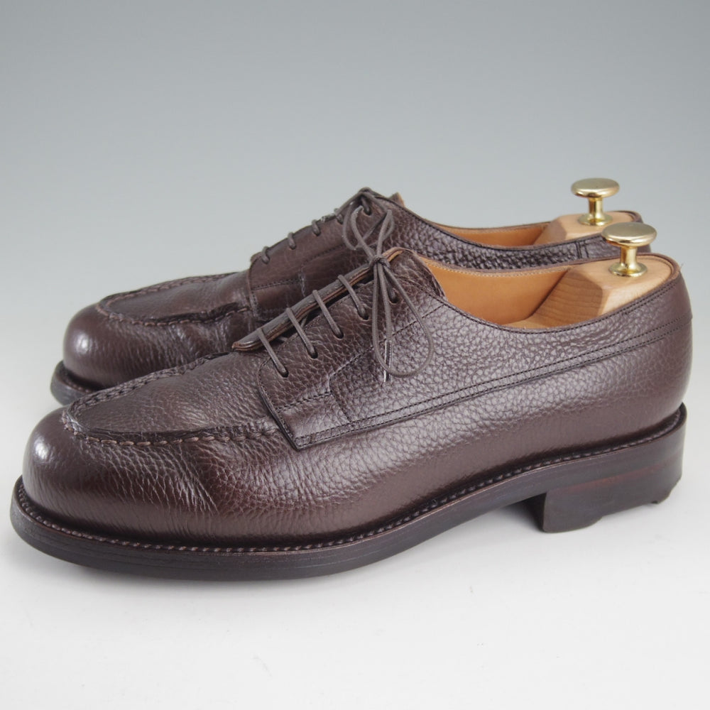極上★(浅草)RENDO/レンド SIZE 7.5【現オーダー価格10万円以上★パターンオーダー品/GB001】Uチップ/グレインレザー/濃茶/メンズ★p502