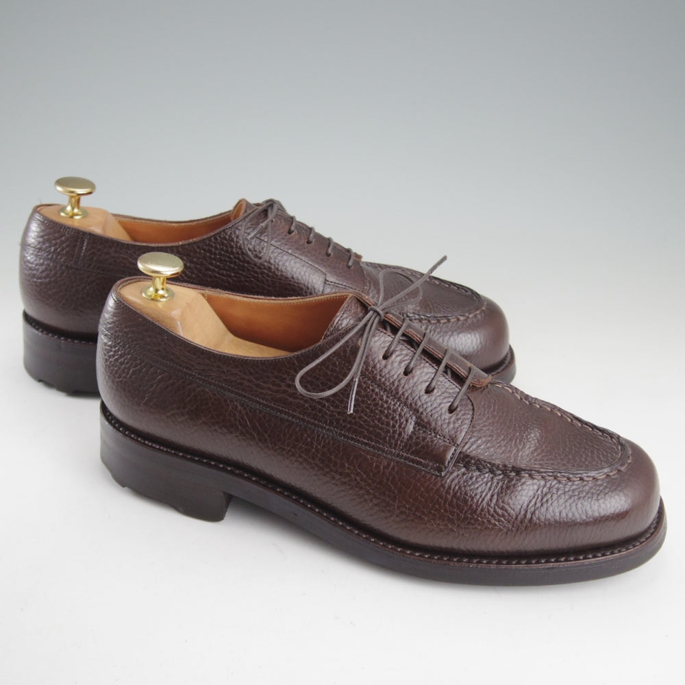 極上★(浅草)RENDO/レンド SIZE 7.5【現オーダー価格10万円以上★パターンオーダー品/GB001】Uチップ/グレインレザー/濃茶/メンズ★p502