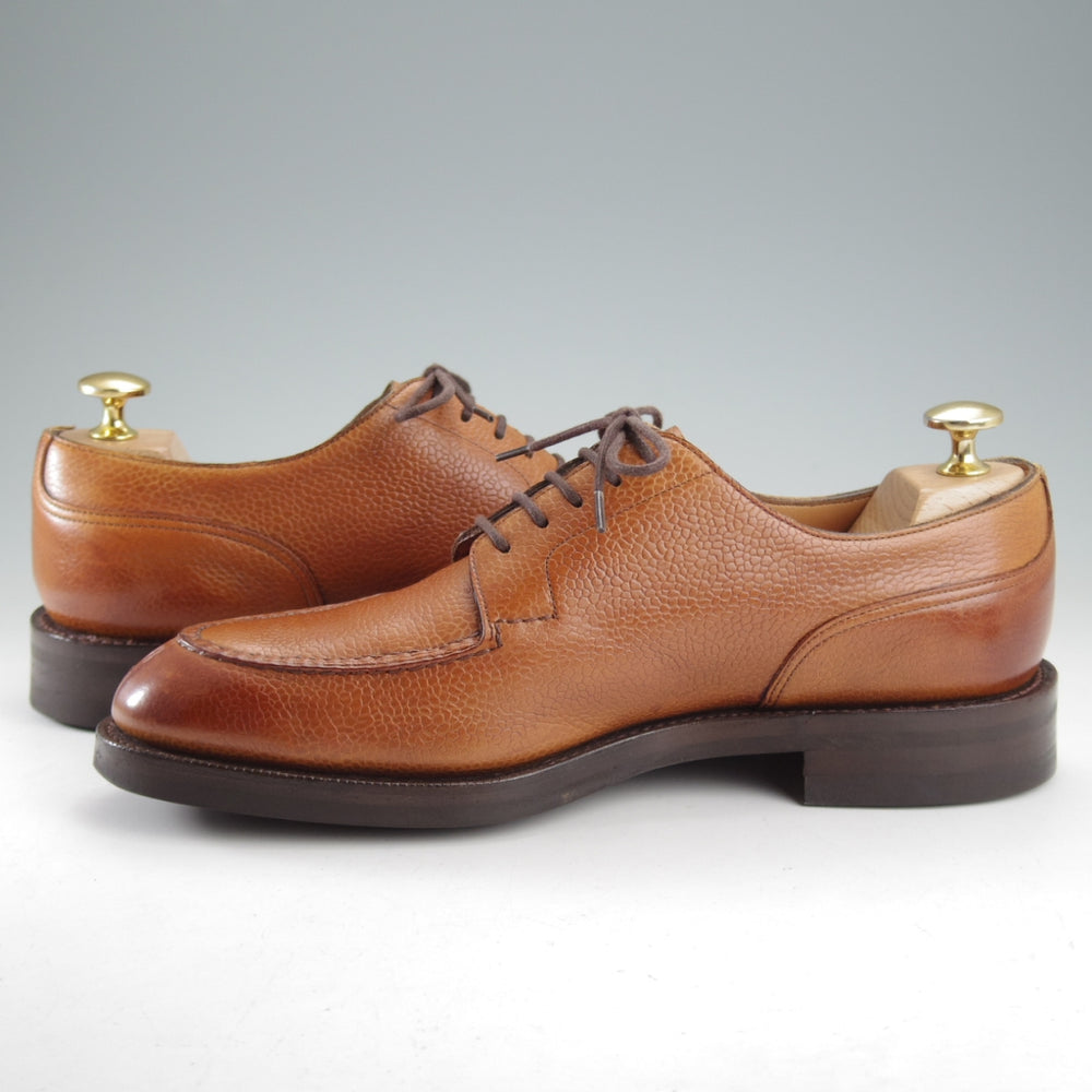 極美品★エドワードグリーン 5.5E【現行定価￥324,500-★DOVER/ドーバー/202ラスト】スキンステッチ/Uチップ/茶/EDWARD GREEN★o371