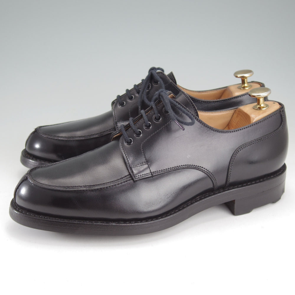 極美品★クロケット&ジョーンズ 6.5E【リッジウェイソール仕様★WEXFORD/ウェクスフォード】371ラスト/Uチップ/黒/Crockett&Jones★o372