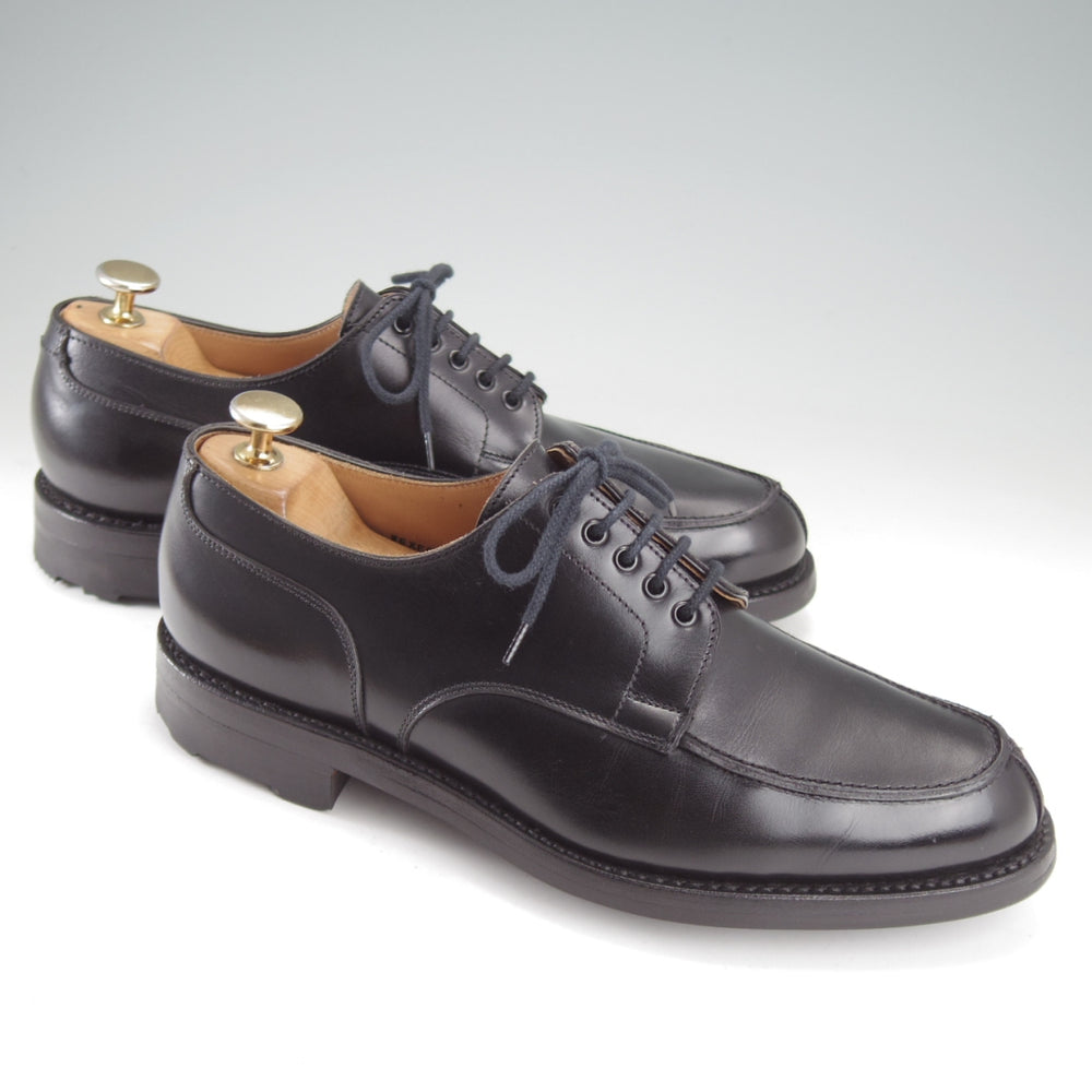 極美品★クロケット&ジョーンズ 6.5E【リッジウェイソール仕様★WEXFORD/ウェクスフォード】371ラスト/Uチップ/黒/Crockett&Jones★o372
