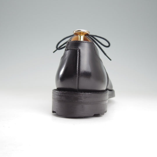 極美品★クロケット&ジョーンズ 6.5E【リッジウェイソール仕様★WEXFORD/ウェクスフォード】371ラスト/Uチップ/黒/Crockett&Jones★o372