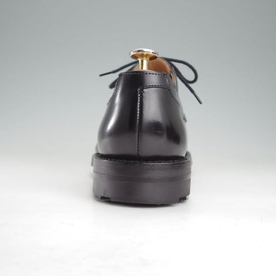 極美品★クロケット&ジョーンズ 6.5E【リッジウェイソール仕様★WEXFORD/ウェクスフォード】371ラスト/Uチップ/黒/Crockett&Jones★o372