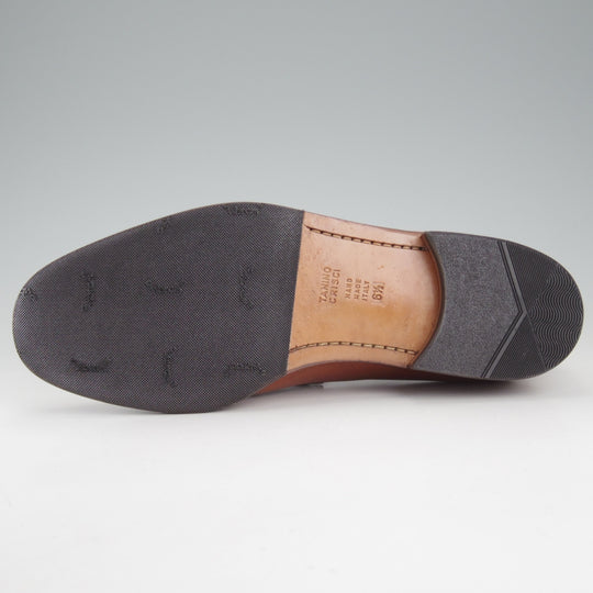 極上★(伊)タニノクリスチー SIZE 6.5【貴重★コインローファー/LEOPOLD】ボックスカーフ/茶/メンズ/TANINO CRISCI★o921