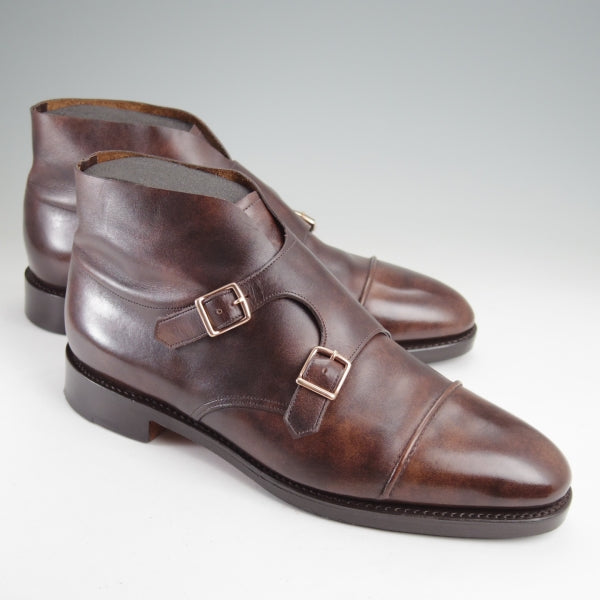 極美品★ジョンロブ 8E【注文価格￥349,800-★バイリクエスト品/WILLIAM2(BOOT)】ウィリアム/ミュージアムカーフ/濃茶/JOHN LOBB★n362