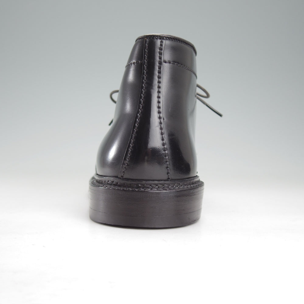 美品★オールデン 7D【定価￥216,700-★コードバン仕様/1340/(米)CITI SHOES別注】バリーラスト/チャッカブーツ/黒/メンズ/ALDEN★o373