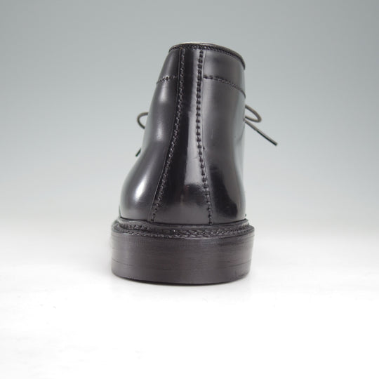 美品★オールデン 7D【定価￥216,700-★コードバン仕様/1340/(米)CITI SHOES別注】バリーラスト/チャッカブーツ/黒/メンズ/ALDEN★o373