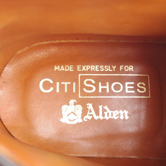 美品★オールデン 7D【定価￥216,700-★コードバン仕様/1340/(米)CITI SHOES別注】バリーラスト/チャッカブーツ/黒/メンズ/ALDEN★o373