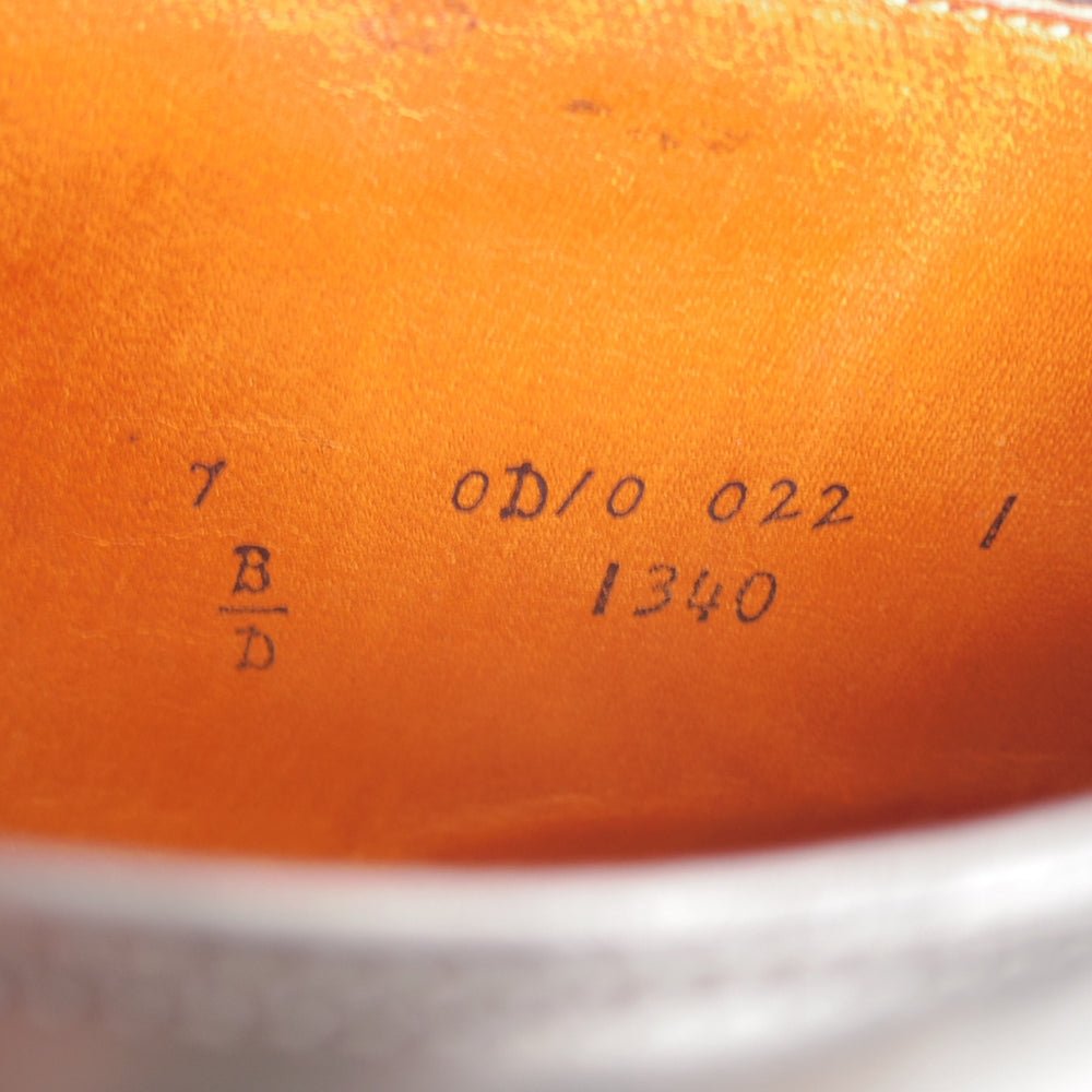 美品★オールデン 7D【定価￥216,700-★コードバン仕様/1340/(米)CITI SHOES別注】バリーラスト/チャッカブーツ/黒/メンズ/ALDEN★o373