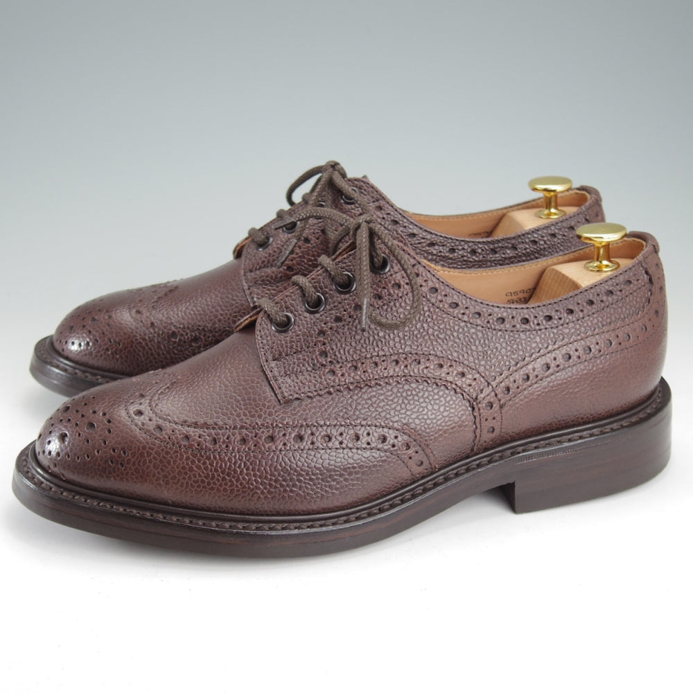 使用僅か★トリッカーズ SIZE 7【定価￥132,000-★ダイナイトソール/BOURTON/バートン】5633/カントリーシューズ/濃茶/Tricker's★o374