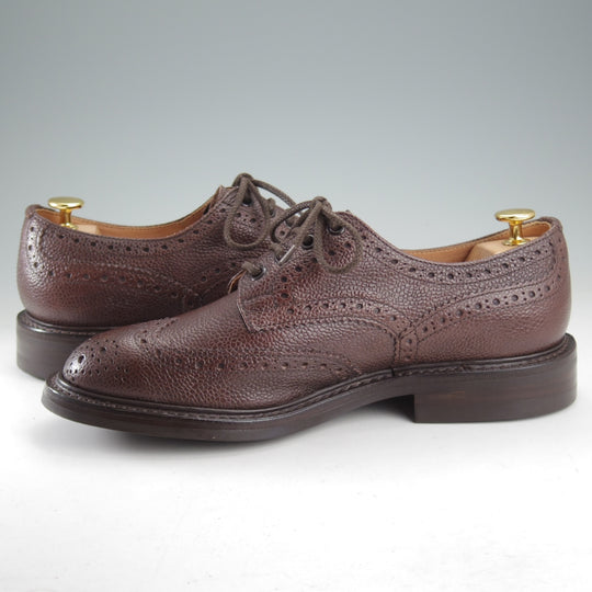 使用僅か★トリッカーズ SIZE 7【定価￥132,000-★ダイナイトソール/BOURTON/バートン】5633/カントリーシューズ/濃茶/Tricker's★o374