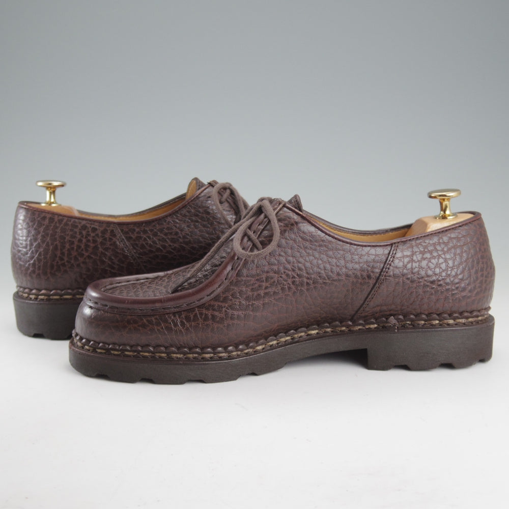 美品★パラブーツ SIZE 41【定価￥110,000-★ミカエル/MICHAEL】チロリアンシューズ/グレインレザー/濃茶/メンズ/Paraboot★p505