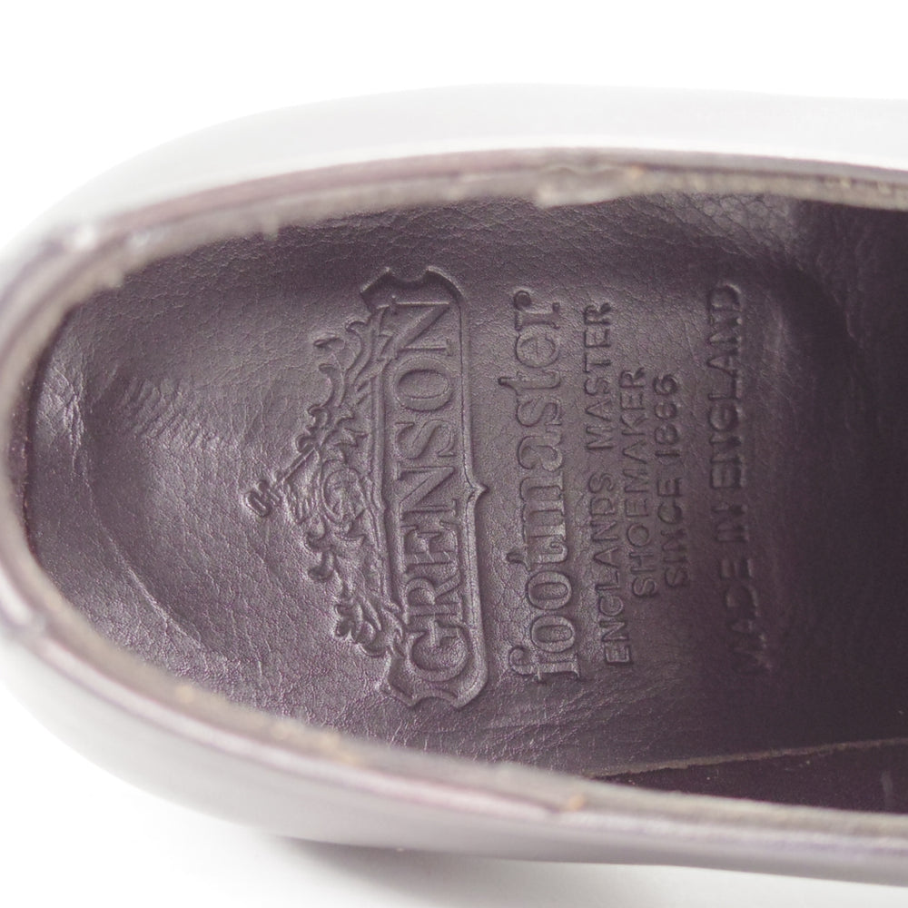 未使用★(英)グレンソン 8F【貴重★footmaster/ホールカット】30991/67ラスト/カーフ/黒/メンズ/GRENSON★n855