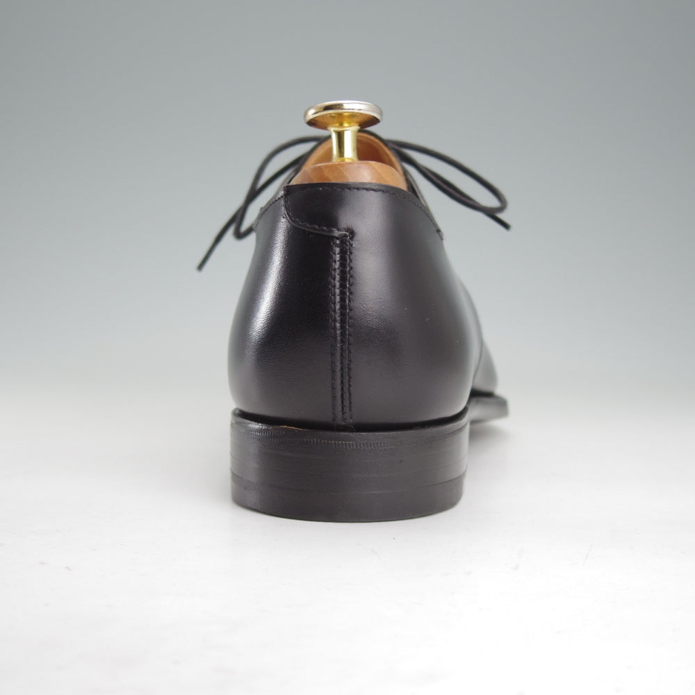 未使用★クロケット&ジョーンズ 8.5D【ハンドグレードライン★BARSTOW/プレーントゥ】Vフロント/カーフ/黒/メンズ/Crockett&Jones★o375