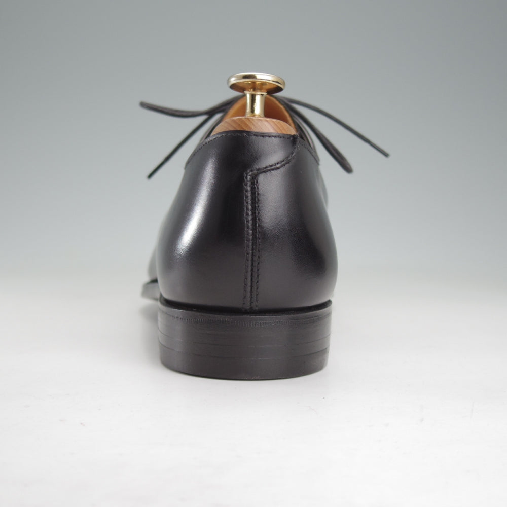 未使用★クロケット&ジョーンズ 8.5D【ハンドグレードライン★BARSTOW/プレーントゥ】Vフロント/カーフ/黒/メンズ/Crockett&Jones★o375