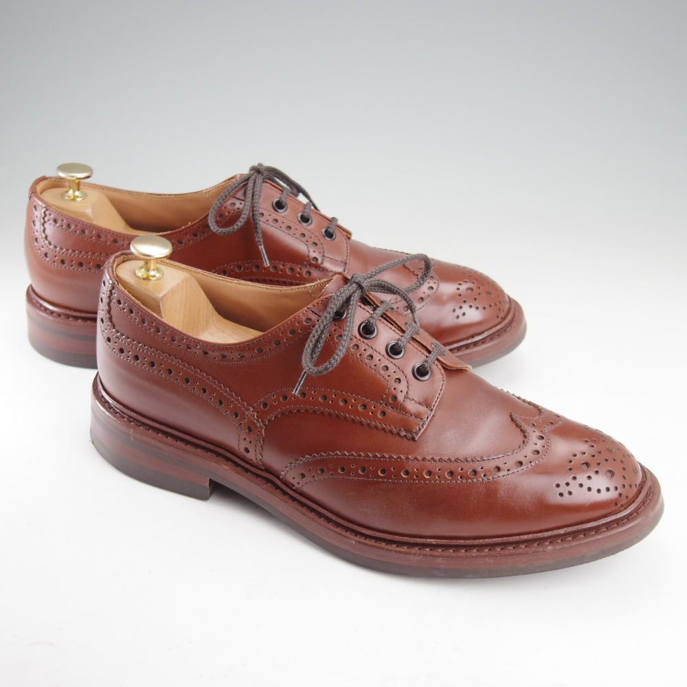 美品★トリッカーズ SIZE 9.5【定価￥132,000-★ダイナイトソール/BOURTON/マロンアンティーク】バートン/M5633/茶/Tricker's★n856