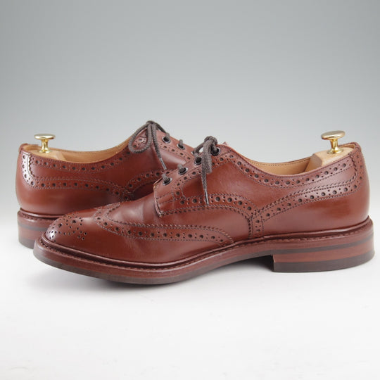 美品★トリッカーズ SIZE 9.5【定価￥132,000-★ダイナイトソール/BOURTON/マロンアンティーク】バートン/M5633/茶/Tricker's★n856