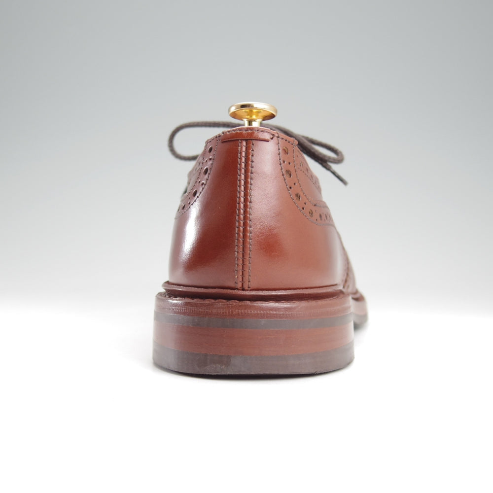 美品★トリッカーズ SIZE 9.5【定価￥132,000-★ダイナイトソール/BOURTON/マロンアンティーク】バートン/M5633/茶/Tricker's★n856