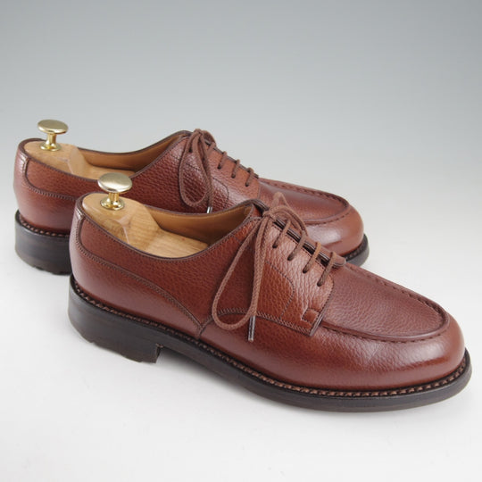 極上★J.M.ウエストン 5.5D【現行定価￥187,000-★ゴルフ/GOLF】641/31ラスト/Uチップ/チェスナット/茶/Weston/ウェストン★o924