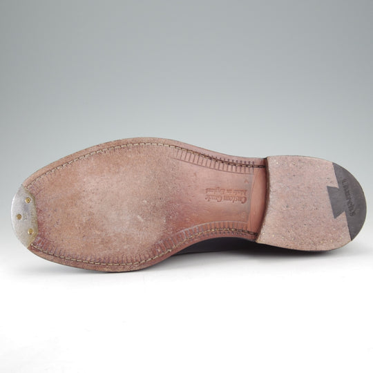 美品★チャーチ 85F/UK8.5【定価￥192,500-★SHANNON/シャノン】103ラスト/プレーントゥ/紺/メンズ/Church's★n857
