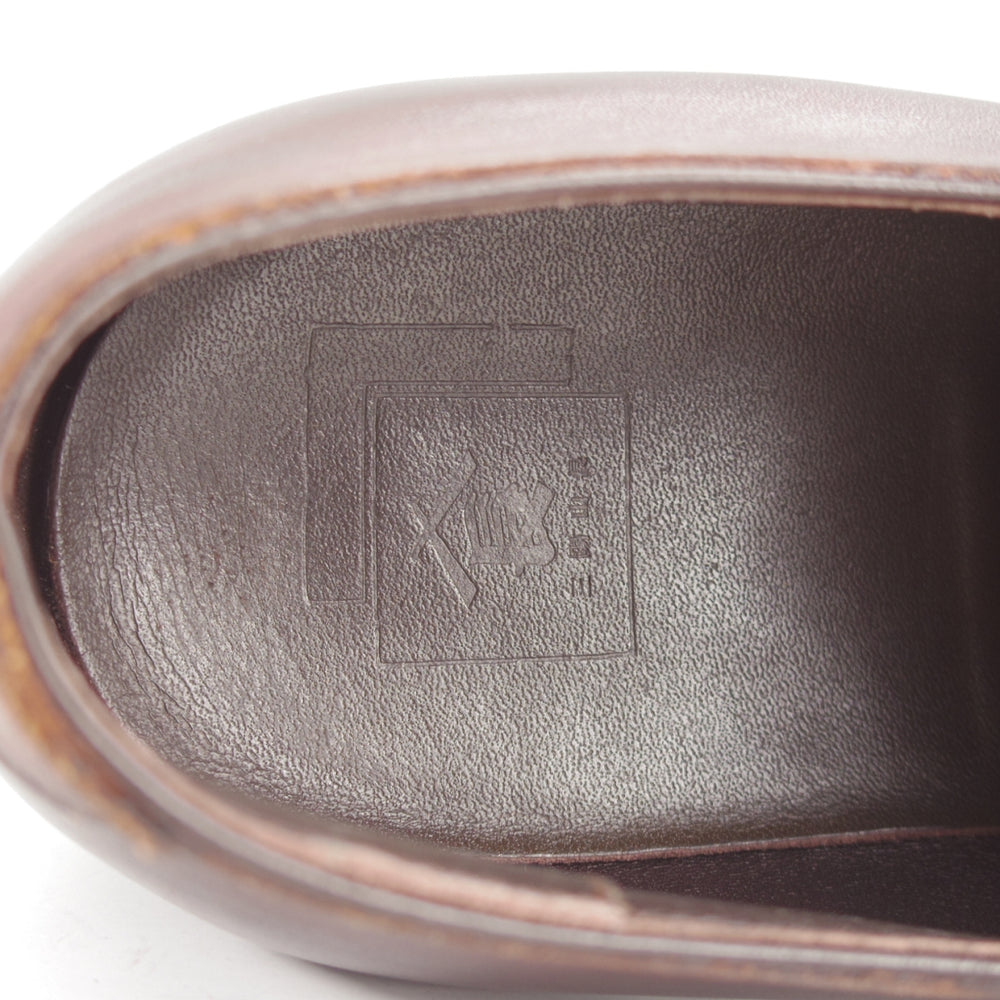 極美品★三陽山長 SIZE 8【現行定価10万円程度★琴之介/オックスフォードシューズ】R309ラスト/カーフ/濃茶/メンズ/Sanyo Yamacho★o377