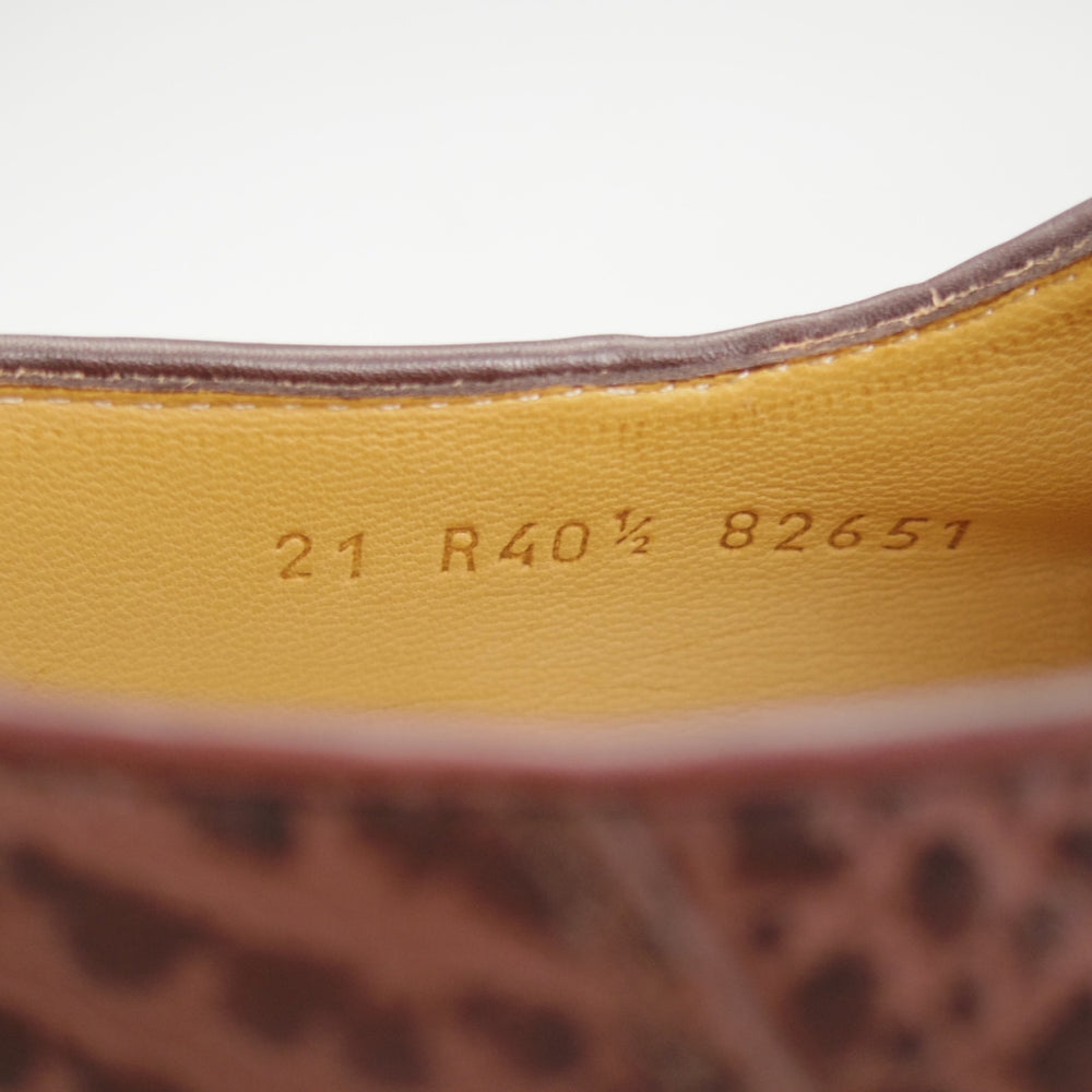 使用数回★パラブーツ SIZE 40.5【定価￥96,800-★ミカエル/MICHAEL】チロリアンシューズ/グレインレザー/濃茶/メンズ/Paraboot★o925