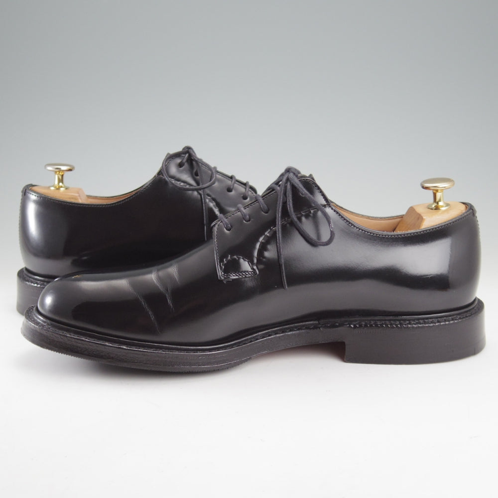 極美品★チャーチ 85F/UK8.5【定価￥192,500-★SHANNON/シャノン】103ラスト/プレーントゥ/黒/メンズ/Church's★n858