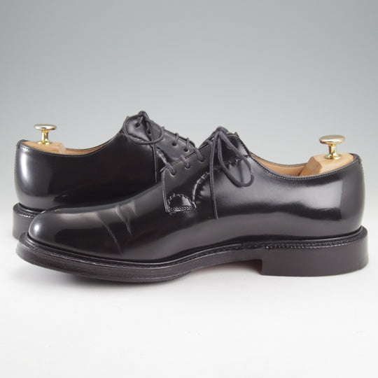 極美品★チャーチ 85F/UK8.5【定価￥192,500-★SHANNON/シャノン】103ラスト/プレーントゥ/黒/メンズ/Church's★n858